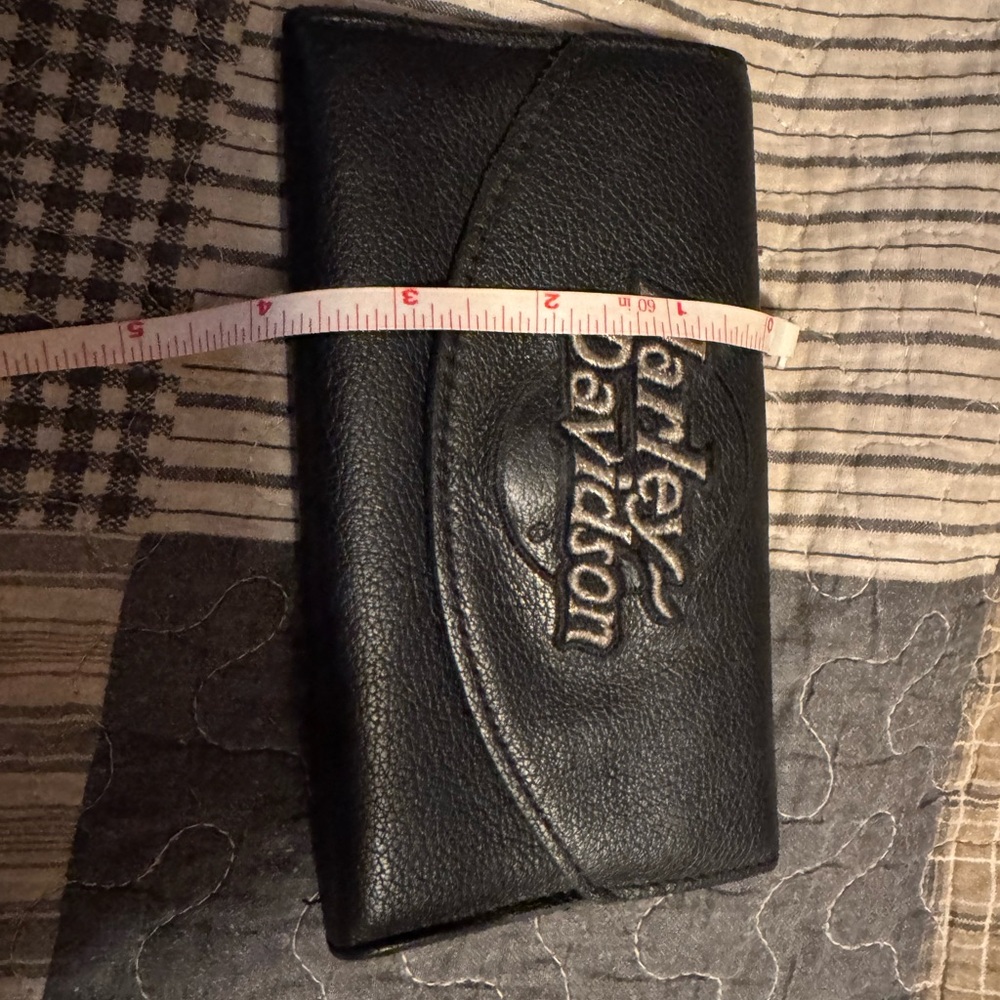 5/$20.00 item Harley-Davidson Black Leather Wallet - Picture 2 of 13